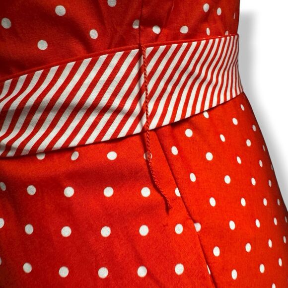 Boden Womens Shirt Dress Posy Red Polka Dot US 10 Long Sleeve Collared Dress - Picture 4 of 9